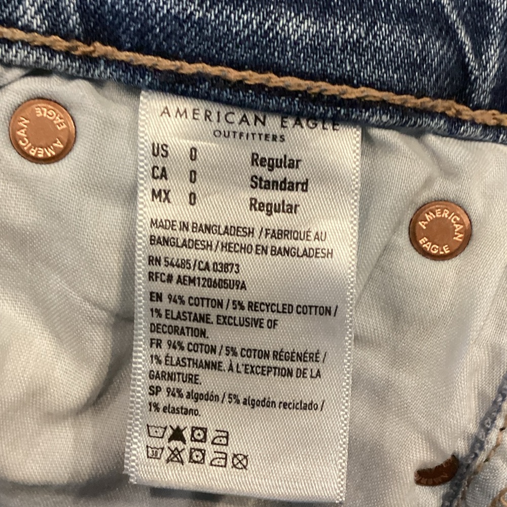 American Eagle Outfitters Blue Stretch Denim - Picture 3 of 5